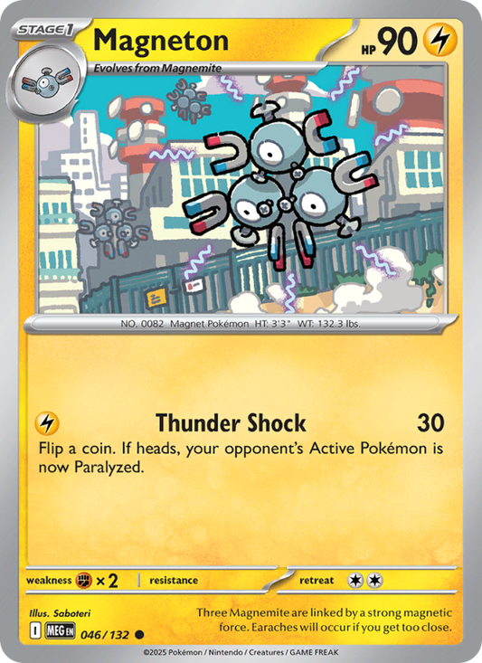 MEG Mega Evolution 046/188 Magneton (Common - holo)