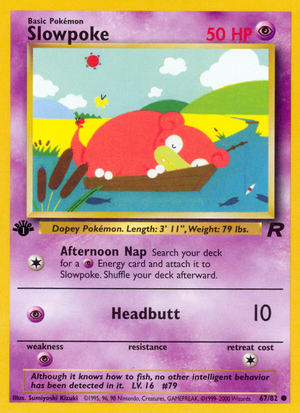 RO Team Rocket 67/83 Slowpoke (Common - normal)
