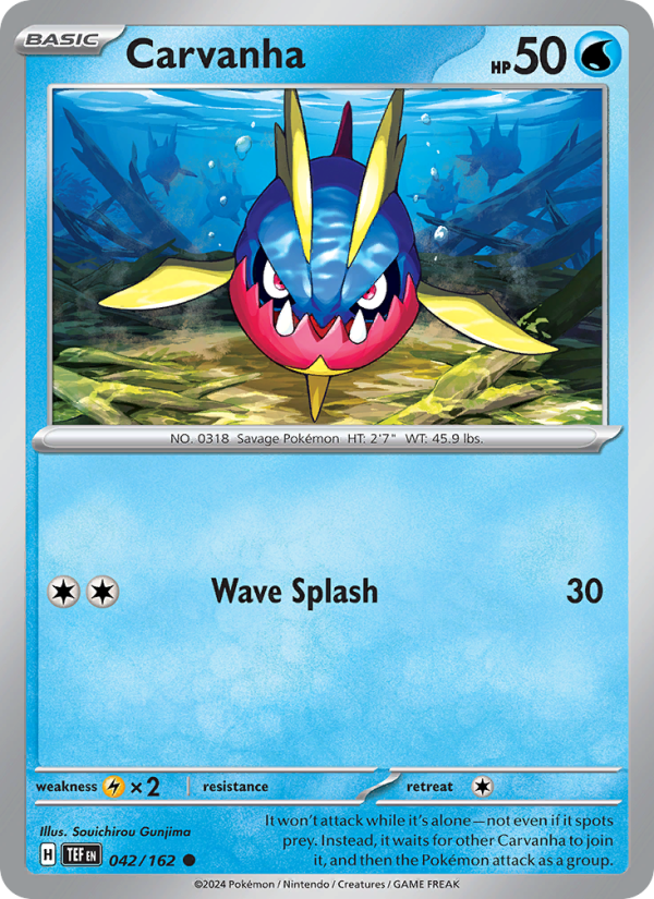 TEF Temporal Forces 042/218 Carvanha (Common - normal)