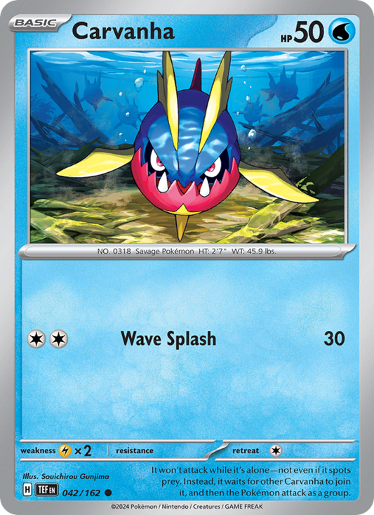 TEF Temporal Forces 042/218 Carvanha (Common - normal)