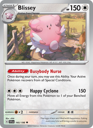 SV Scarlet & Violet 145/258 Blissey (Uncommon - reverse)