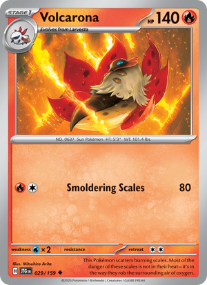 JTG Journey Together 029/190 Volcarona (Uncommon - reverse)