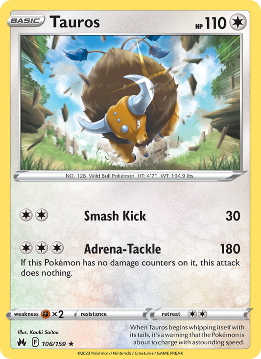 CRZ Crown Zenith 106/230 Tauros (Rare - normal)