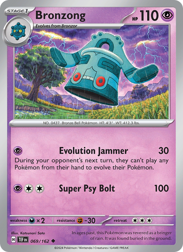 TEF Temporal Forces 069/218 Bronzong (Uncommon - reverse)