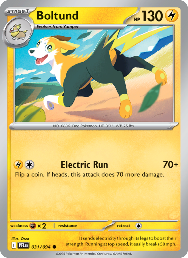 PFL Phantasmal Flames 031/130 Boltund (Common - holo)