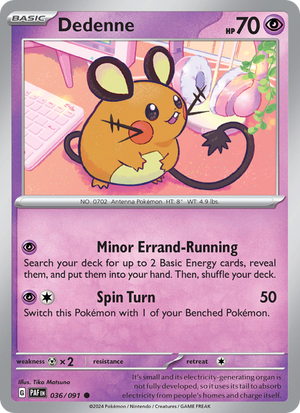 PAF Paldean Fates 036/245 Dedenne (Common - normal)