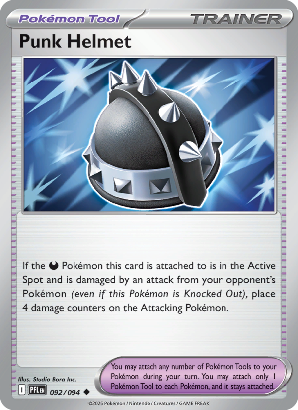 PFL Phantasmal Flames 092/130 Punk Helmet (Uncommon - reverse)
