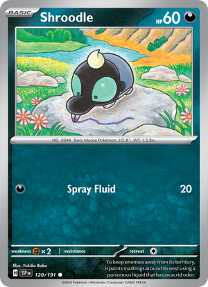 SSP Surging Sparks 120/252 Shroodle (Common - normal)