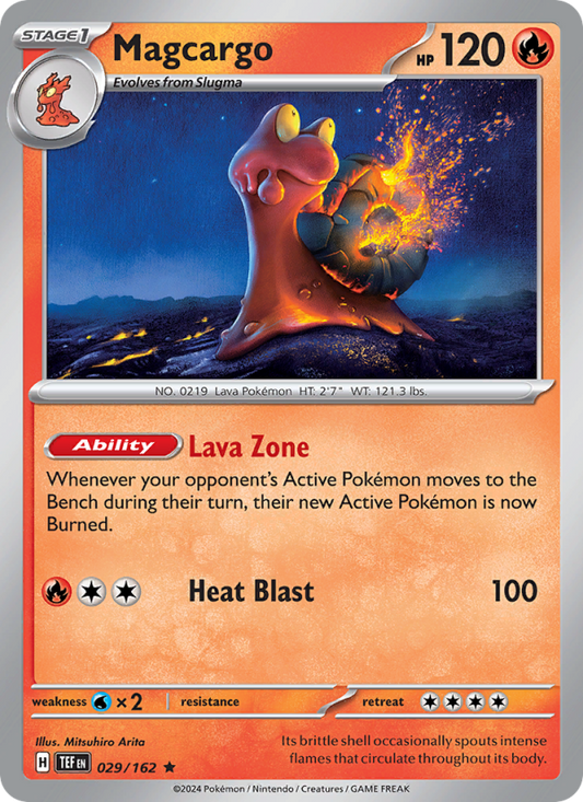 TEF Temporal Forces 029/218 Magcargo (Rare - holo)