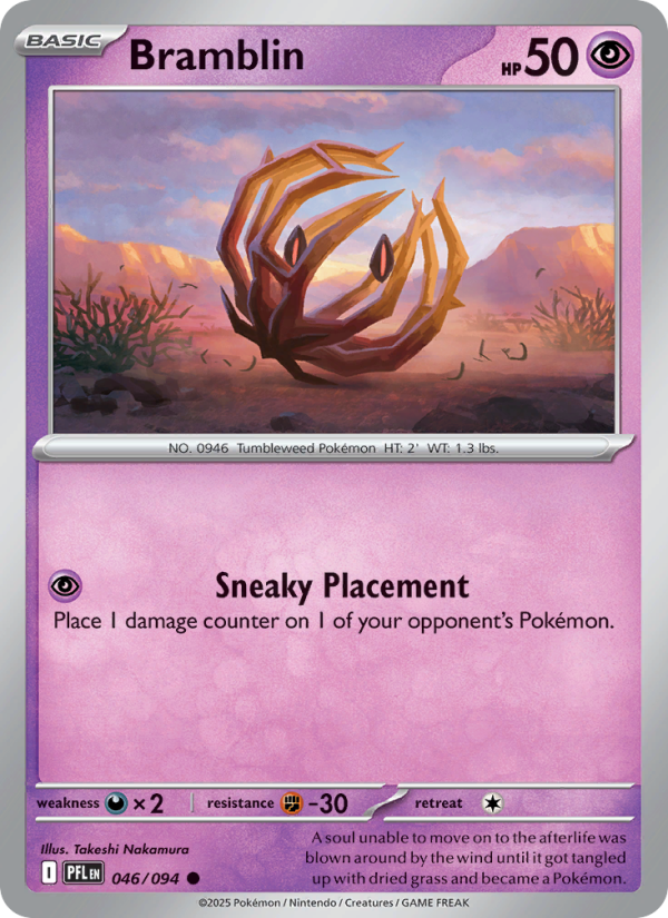 PFL Phantasmal Flames 046/130 Bramblin (Common - normal)