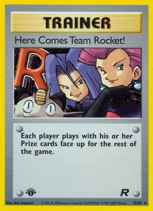 RO Team Rocket 15/83 Here Comes Team Rocket! (Rare - holo)
