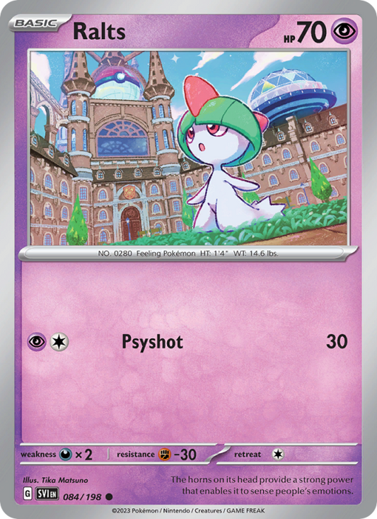 SV Scarlet & Violet 084/258 Ralts (Common - normal)