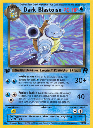 RO Team Rocket 20/83 Dark Blastoise (Rare - normal-1st-edition)