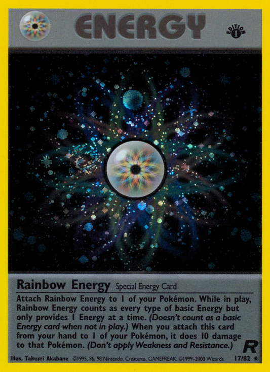RO Team Rocket 17/83 Rainbow Energy (Rare - holo)