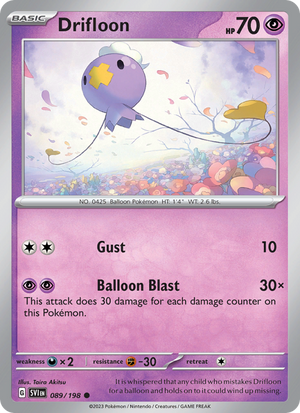 SV Scarlet & Violet 089/258 Drifloon (Common - normal)