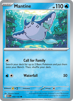 MEG Mega Evolution 032/188 Mantine (Common - normal)