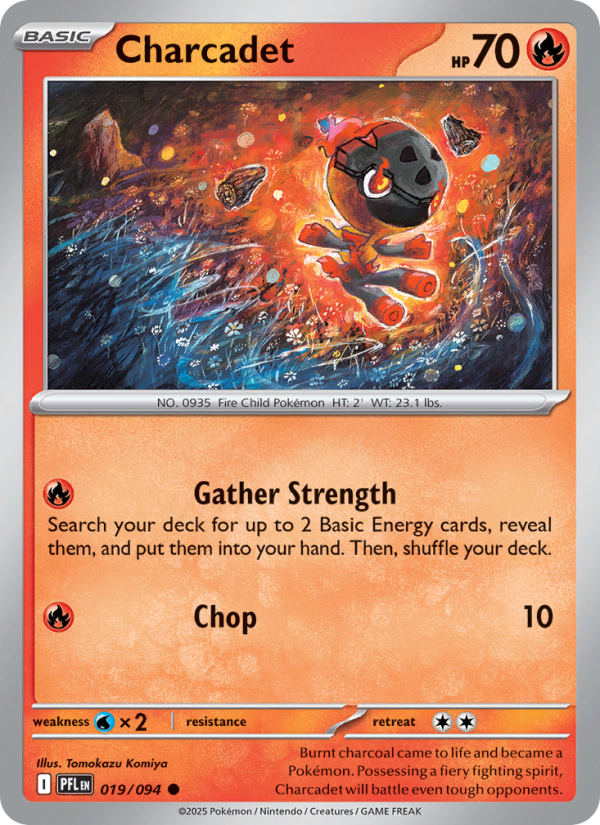 PFL Phantasmal Flames 019/130 Charcadet (Common - holo)