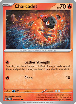 PFL Phantasmal Flames 019/130 Charcadet (Common - holo)
