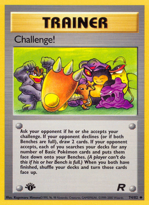 RO Team Rocket 74/83 Challenge! (Uncommon - normal-1st-edition)