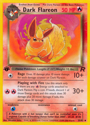 RO Team Rocket 35/83 Dark Flareon (Uncommon - normal-1st-edition)
