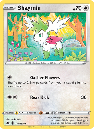 CRZ Crown Zenith 115/230 Shaymin (Uncommon - normal)