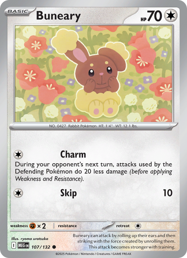 MEG Mega Evolution 107/188 Buneary (Common - holo)