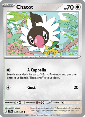 TEF Temporal Forces 132/218 Chatot (Common - normal)
