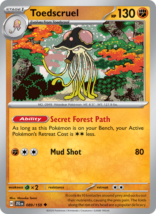 JTG Journey Together 089/190 Toedscruel (Uncommon - normal)