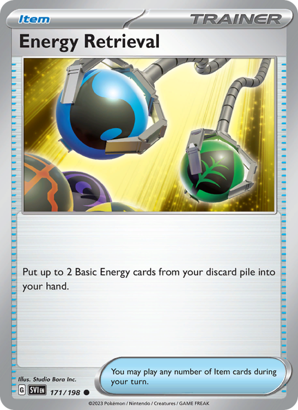SV Scarlet & Violet 171/258 Energy Retrieval (Common - normal)