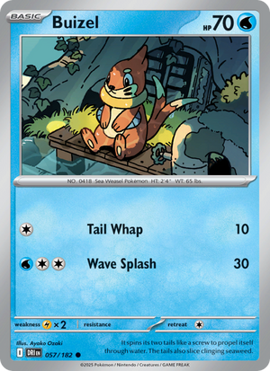 DRI Destined Rivals 057/244 Buizel (Common - normal)