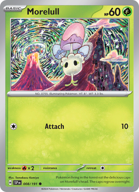 SSP Surging Sparks 008/252 Morelull (Common - reverse)