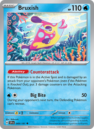 SSP Surging Sparks 049/252 Bruxish (Uncommon - reverse)