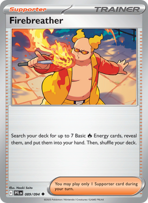 PFL Phantasmal Flames 089/130 Firebreather (Uncommon - holo)