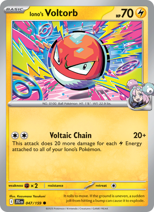 JTG Journey Together 047/190 Iono's Voltorb (Common - normal)