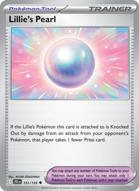 JTG Journey Together 151/190 Lillie's Pearl (Uncommon - holo)