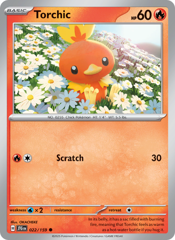 JTG Journey Together 022/190 Torchic (Common - normal)