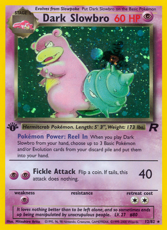 RO Team Rocket 12/83 Dark Slowbro (Rare - holo-1st-edition)