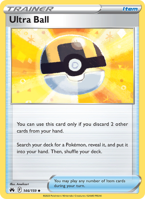 CRZ Crown Zenith 146/230 Ultra Ball (Uncommon - reverse)