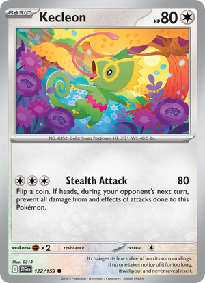 JTG Journey Together 122/190 Kecleon (Common - reverse)