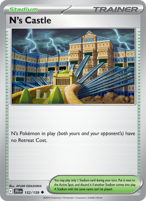 JTG Journey Together 152/190 N's Castle (Uncommon - normal)