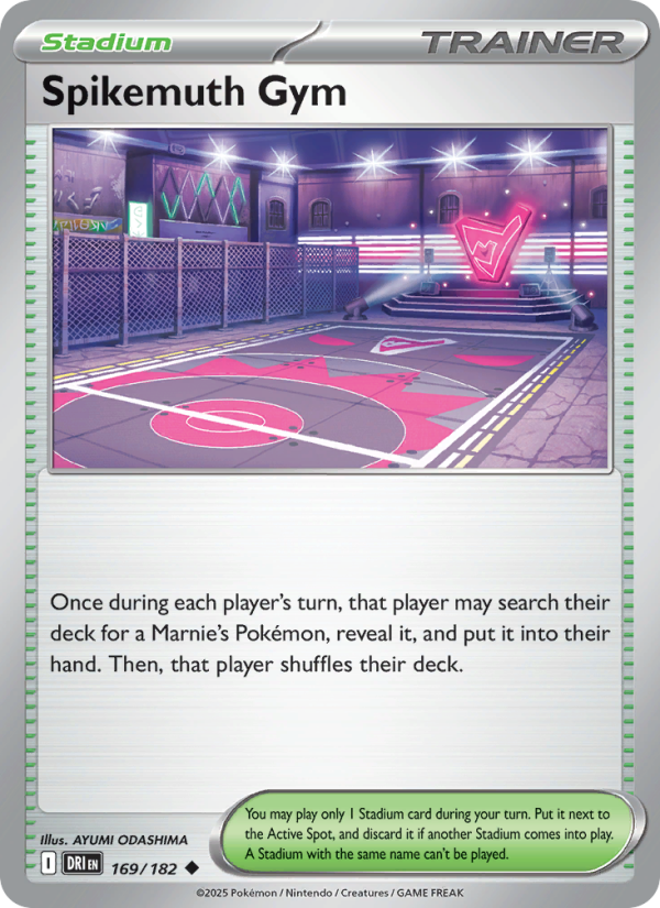 DRI Destined Rivals 169/244 Spikemuth Gym (Uncommon - reverse)
