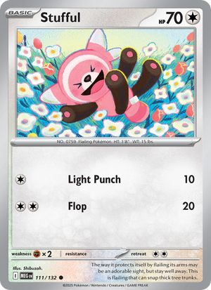 MEG Mega Evolution 111/188 Stufful (Common - normal)