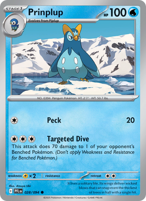 PFL Phantasmal Flames 028/130 Prinplup (Common - normal)