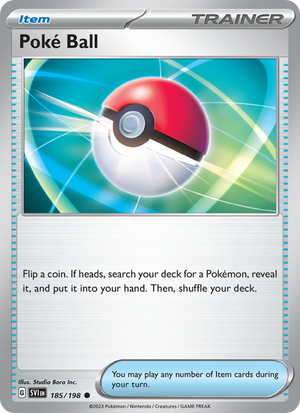 SV Scarlet & Violet 185/258 Poké Ball (Common - normal)