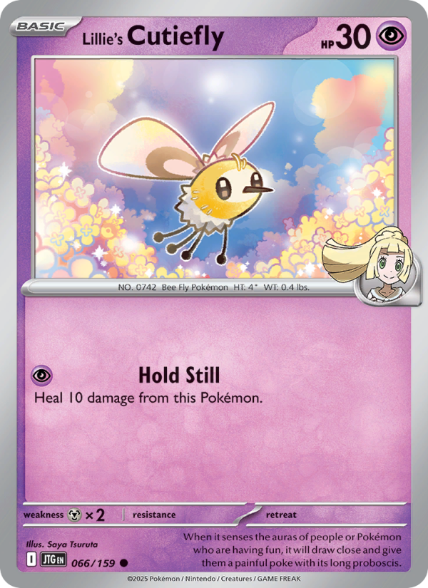JTG Journey Together 066/190 Lillie's Cutiefly (Common - reverse)