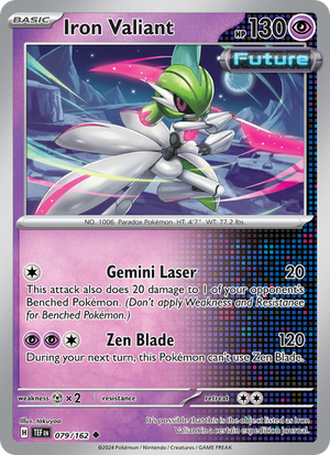 TEF Temporal Forces 079/218 Iron Valiant (Uncommon - normal)