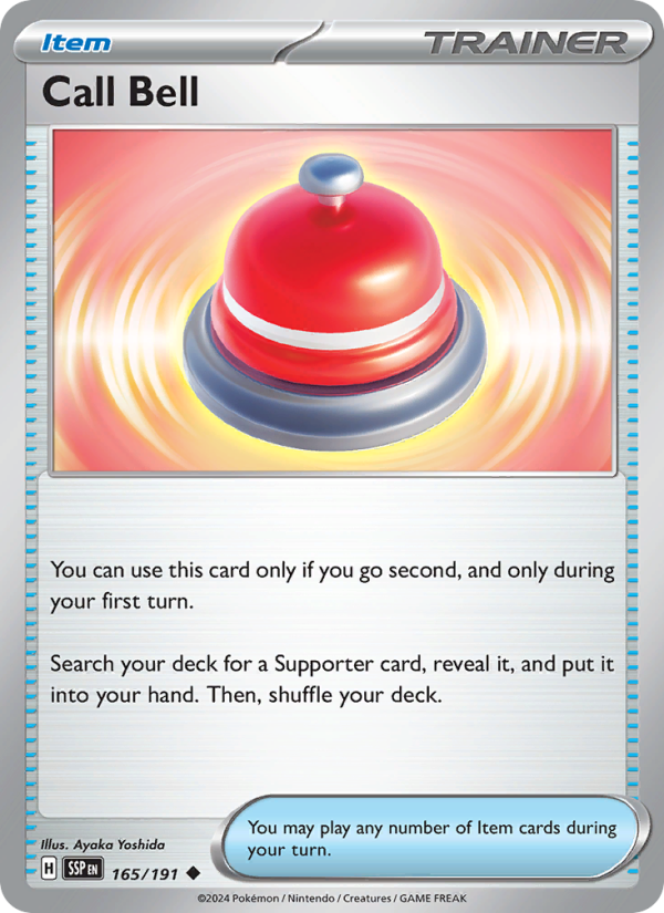 SSP Surging Sparks 165/252 Call Bell (Uncommon - reverse)