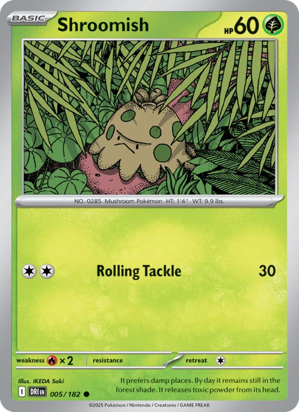 DRI Destined Rivals 005/244 Shroomish (Common - reverse)