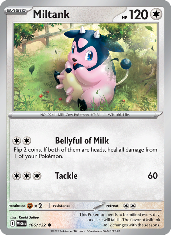 MEG Mega Evolution 106/188 Miltank (Common - normal)