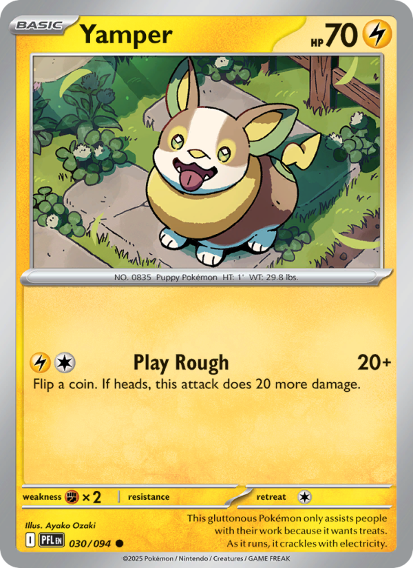 PFL Phantasmal Flames 030/130 Yamper (Common - holo)